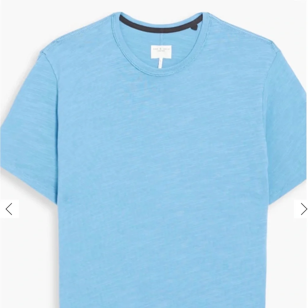 RAG & BONE Classic Flame slub cotton tee - Picture 1 of 3